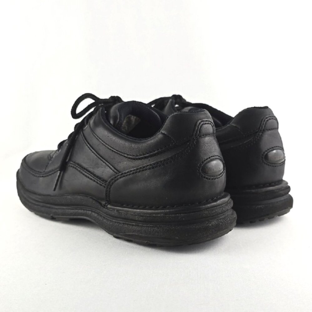 Rockport Men's Black Leather Lace Up Oxfords Shoes Work Walking Comfort Sz 10.5 - Picture 5 of 16